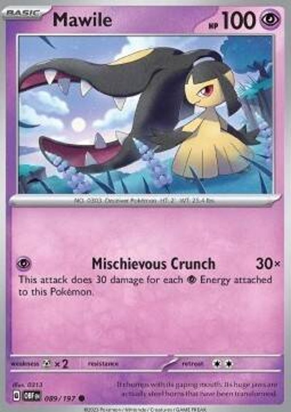 Obsidian Flames - #089 - Mawile