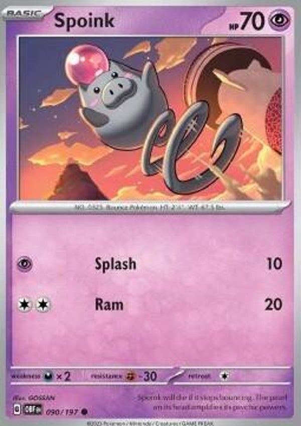 Obsidian Flames - #090 - Spoink