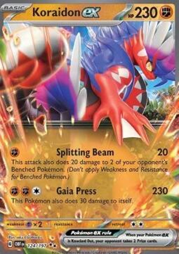 Obsidian Flames - #124 - Koraidon EX