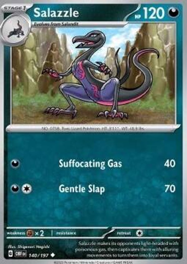 Obsidian Flames - #140 - Salazzle