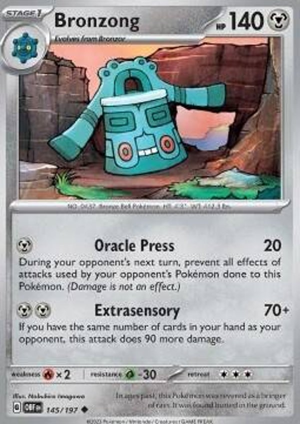 Obsidian Flames - #145 - Bronzong