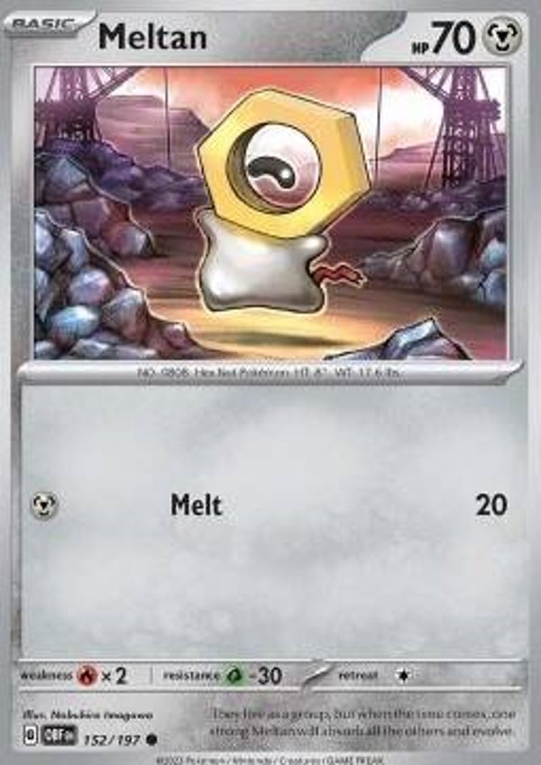Obsidian Flames - #152 - Meltan