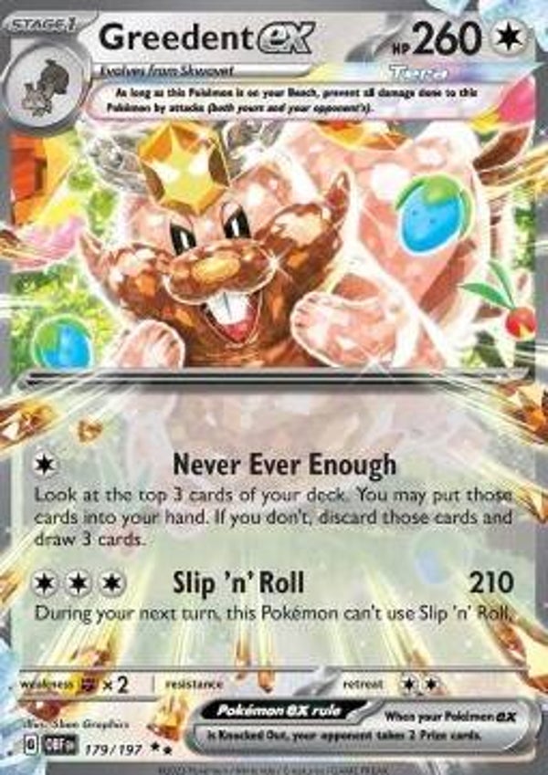 Obsidian Flames - #179 - Greedent EX