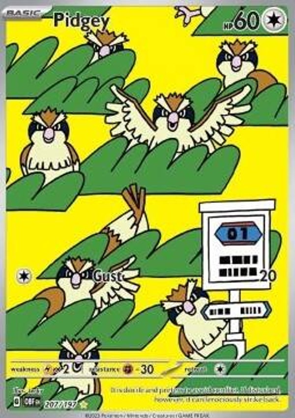 Obsidian Flames - #207 - Pidgey