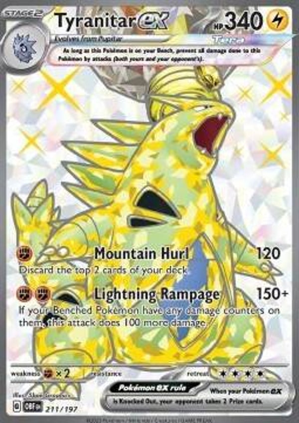 Obsidian Flames - #211 - Tyranitar EX
