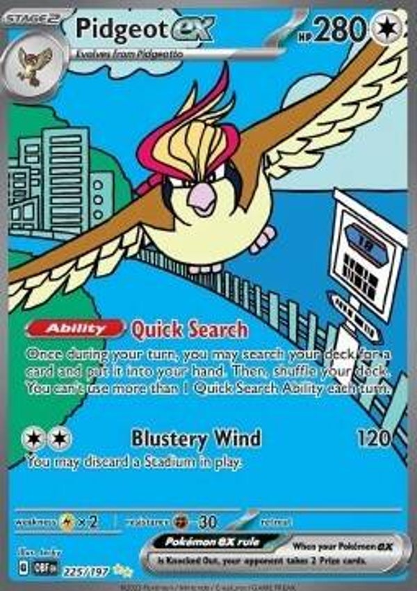 Obsidian Flames - #225 - Pidgeot EX