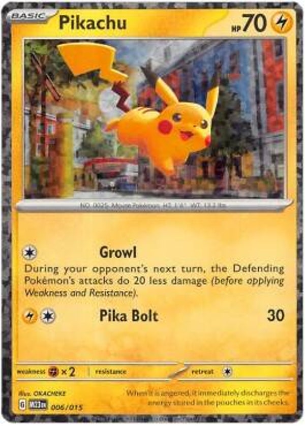 Mc Donald's 2023 - #006 - Pikachu - HOLO