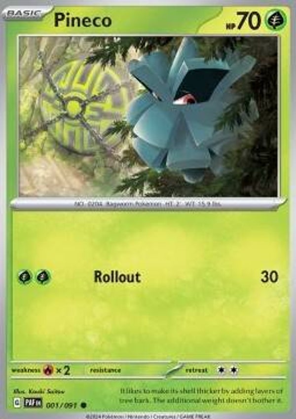 Paldean Fates - #001 - Pineco