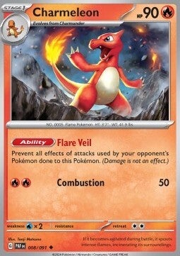 Paldean Fates - #008 - Charmeleon