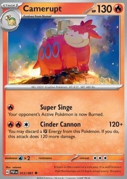 Paldean Fates - #012 - Camerupt