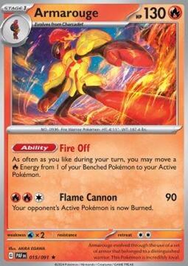 Paldean Fates - #015 - Armarouge - HOLO