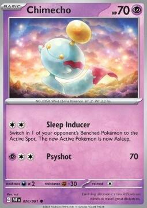 Paldean Fates - #030 - Chimecho