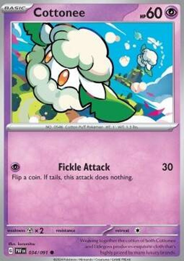 Paldean Fates - #034 - Cottonee