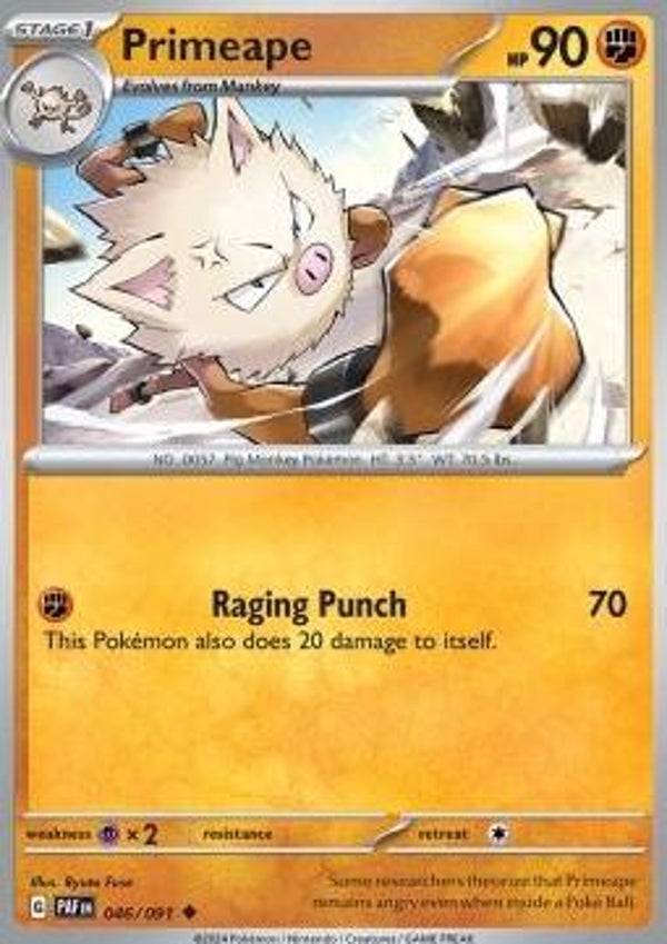 Paldean Fates - #046 - Primeape