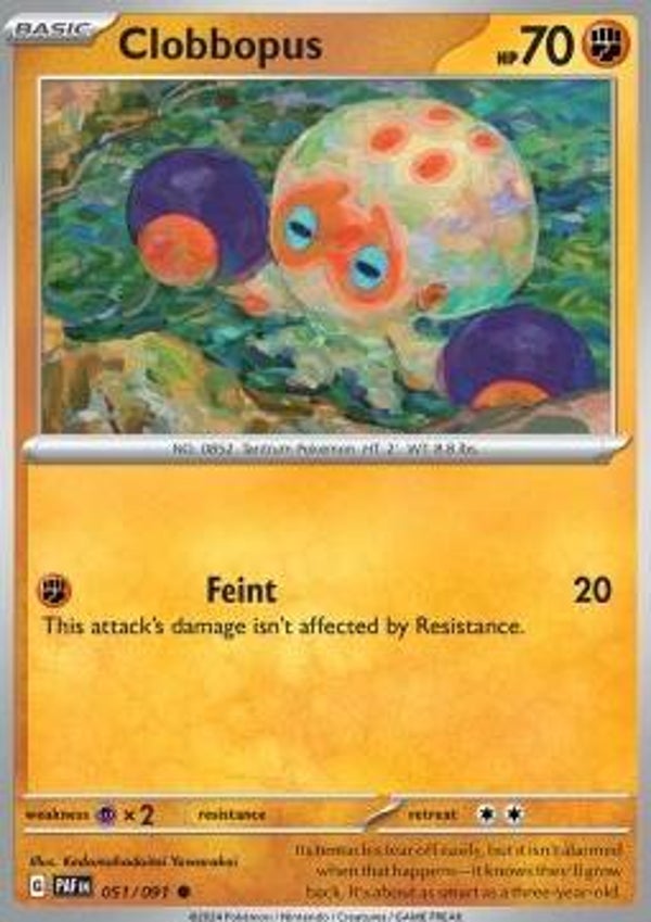 Paldean Fates - #051 - Clobbopus