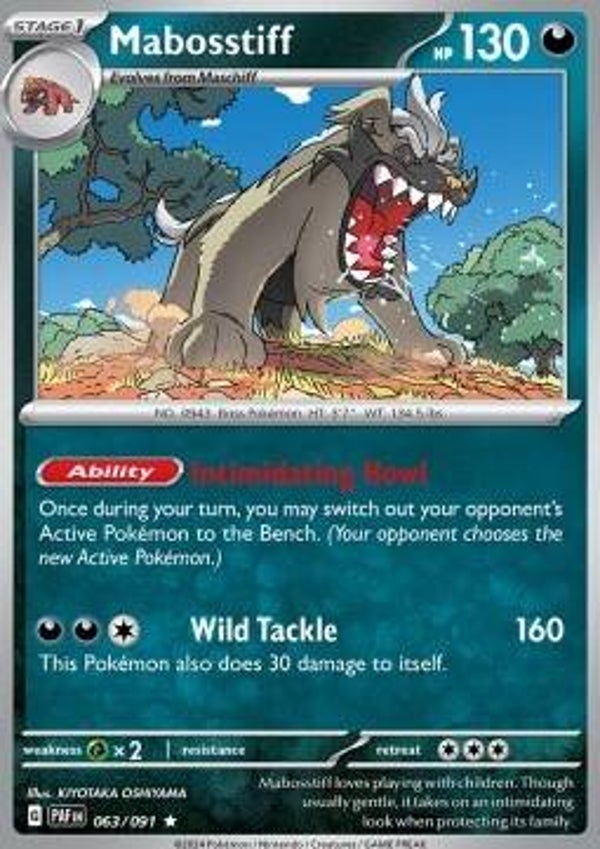 Paldean Fates - #063 - Mabosstiff - HOLO