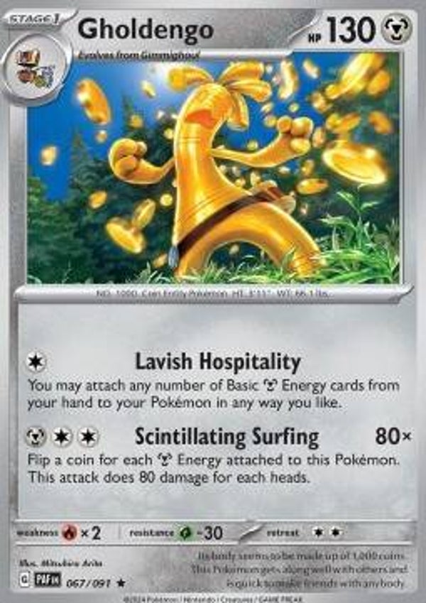 Paldean Fates - #067 - Gholdengo - HOLO