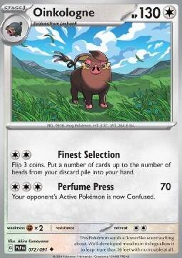 Paldean Fates - #072 - Oinkologne