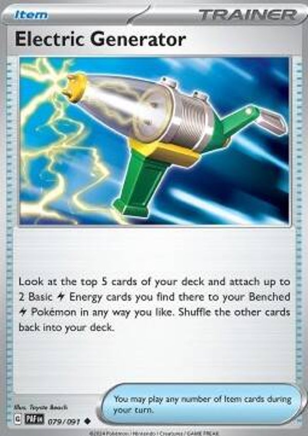 Paldean Fates - #079 - Electric Generator