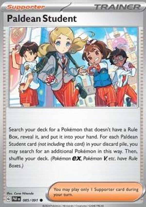 Paldean Fates - #085 - Paldean Student