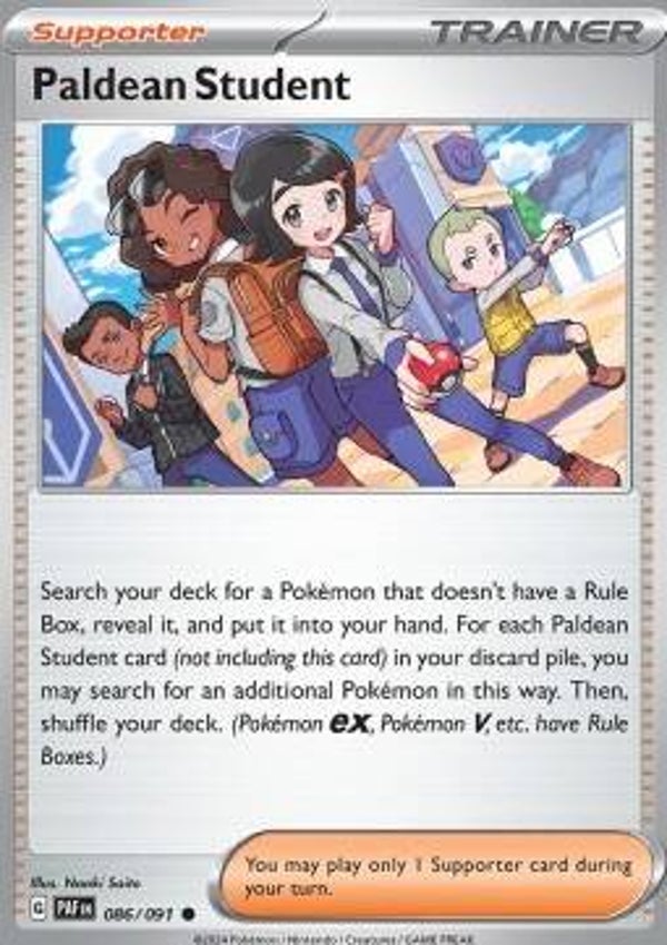 Paldean Fates - #086 - Paldean Student