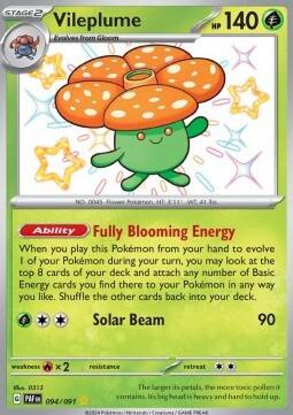 Paldean Fates - #094 - Vileplume