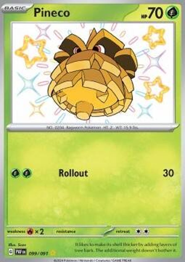 Paldean Fates - #099 - Pineco