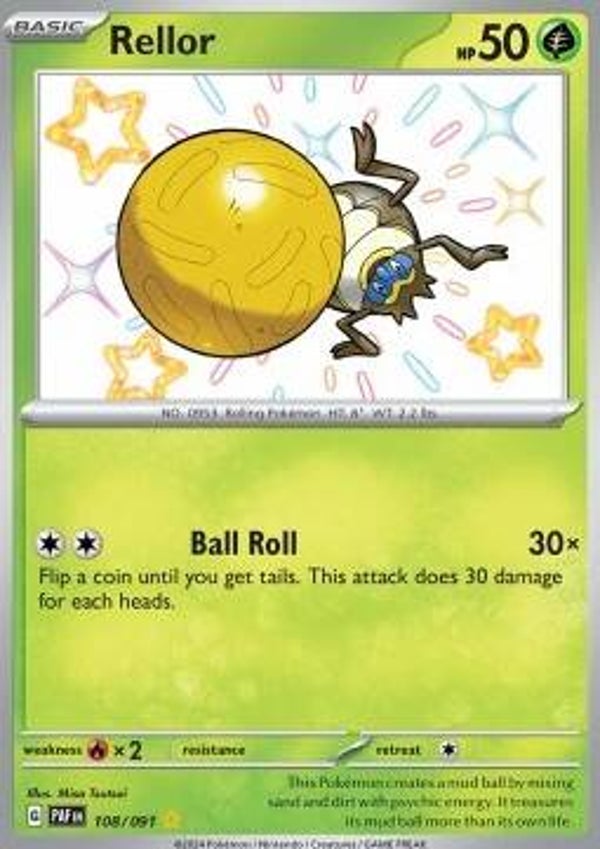 Paldean Fates - #108 - Rellor