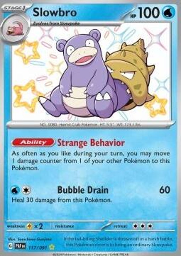 Paldean Fates - #117 - Slowbro