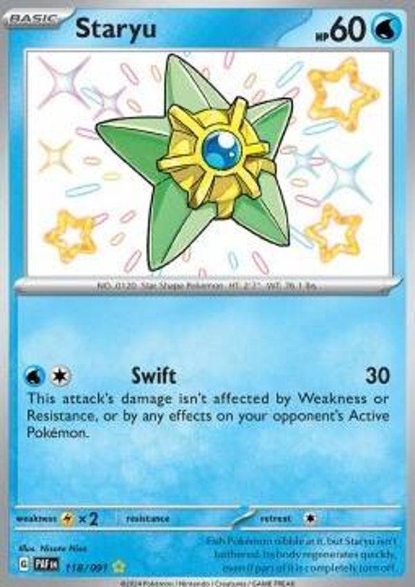 Paldean Fates - #118 - Staryu