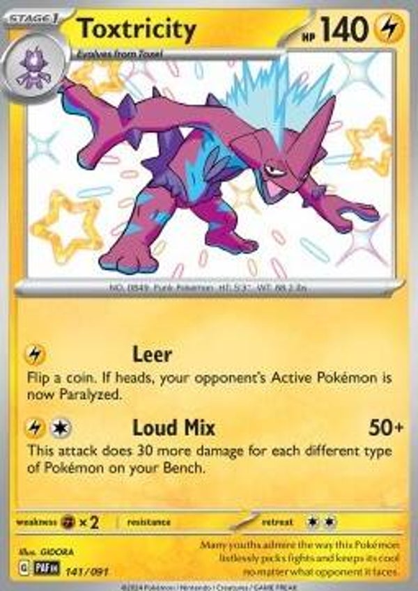 Paldean Fates - #141 - Toxtricity