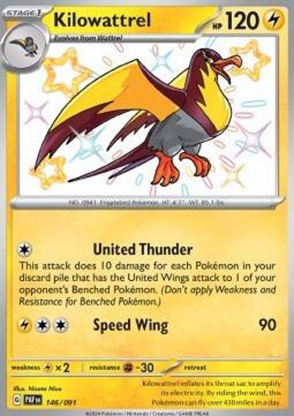 Paldean Fates - #146 - Kilowattrel