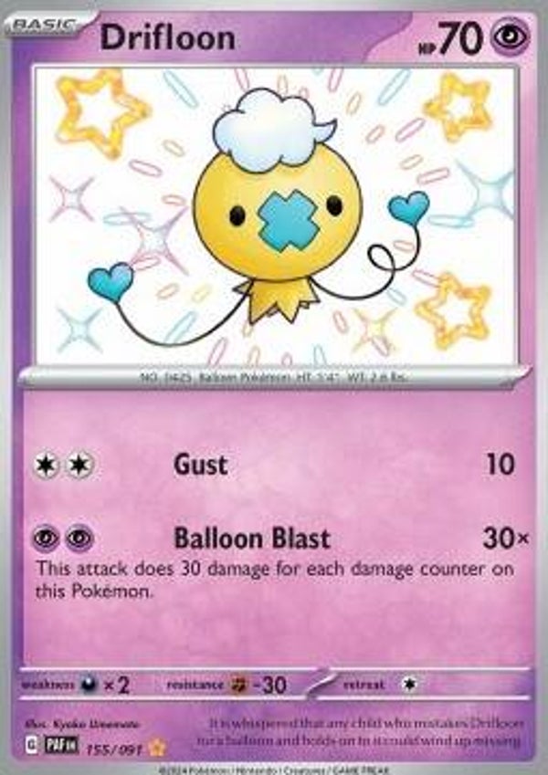 Paldean Fates - #155 - Drifloon