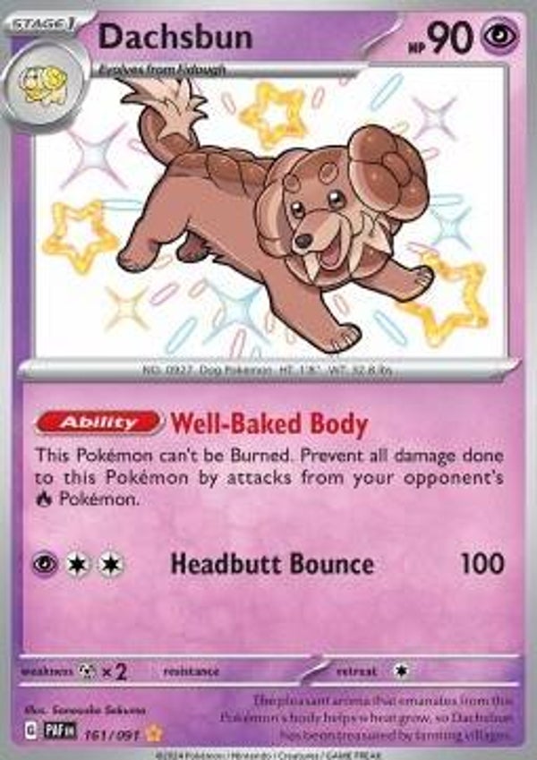 Paldean Fates - #161 - Dachsbun