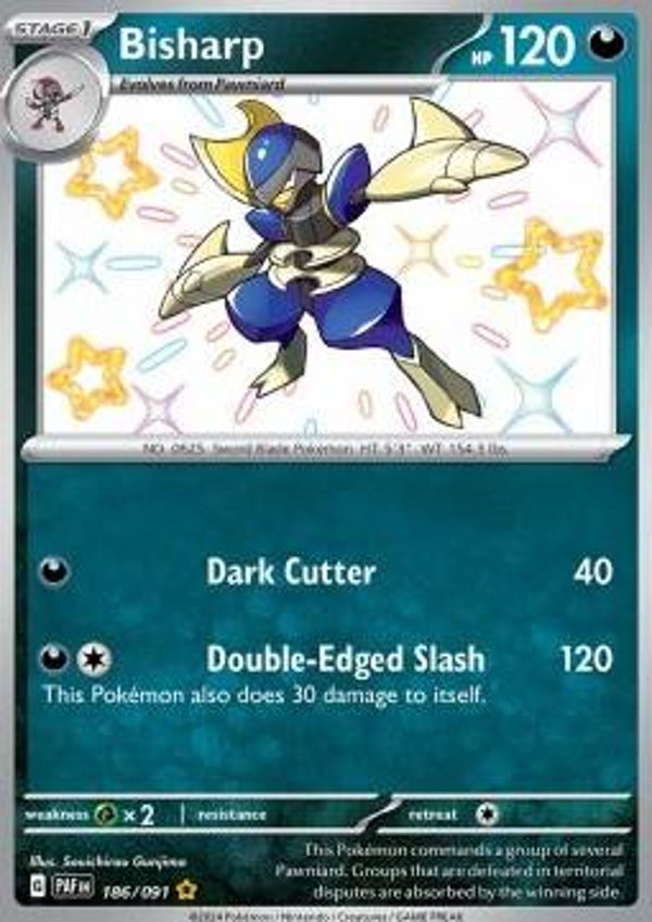 Paldean Fates - #186 - Bisharp