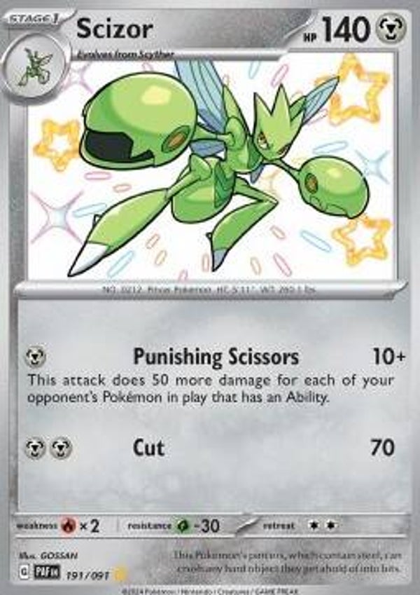 Paldean Fates - #191 - Scizor