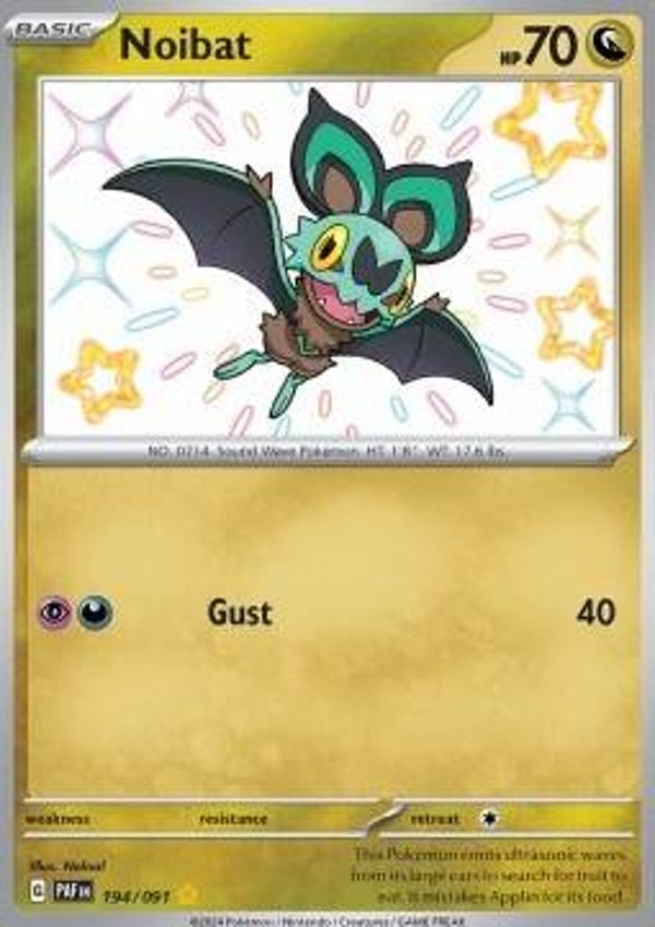 Paldean Fates - #194 - Noibat