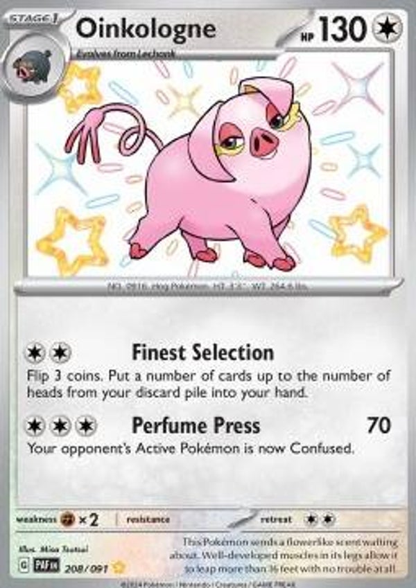 Paldean Fates - #208 - Oinkologne