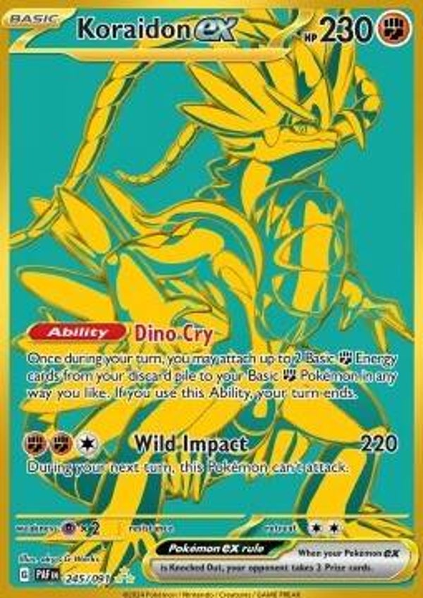 Paldean Fates - #245 - Koraidon EX