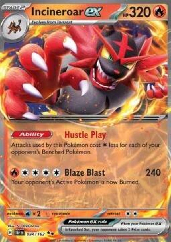 Temporal Forces - #034 - Incineroar EX