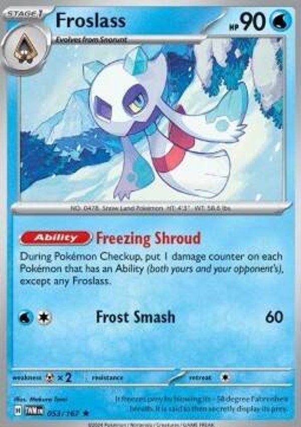 Twilight Masquerade - #053 - Froslass - HOLO
