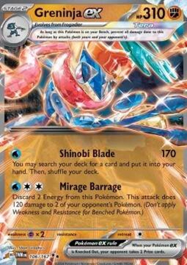 Twilight Masquerade - #106 - Greninja EX