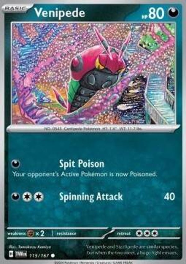 Twilight Masquerade - #115 - Venipede