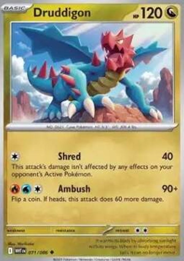 White Flair - #071 - Druddigon