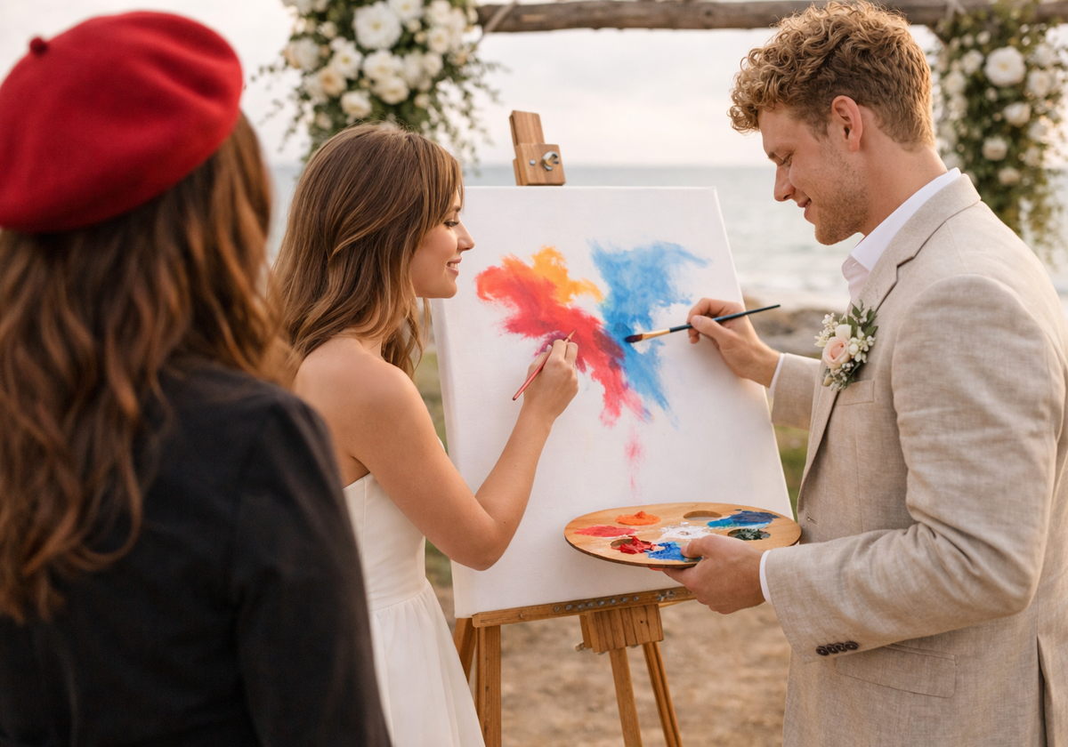Paint In Love ceremony