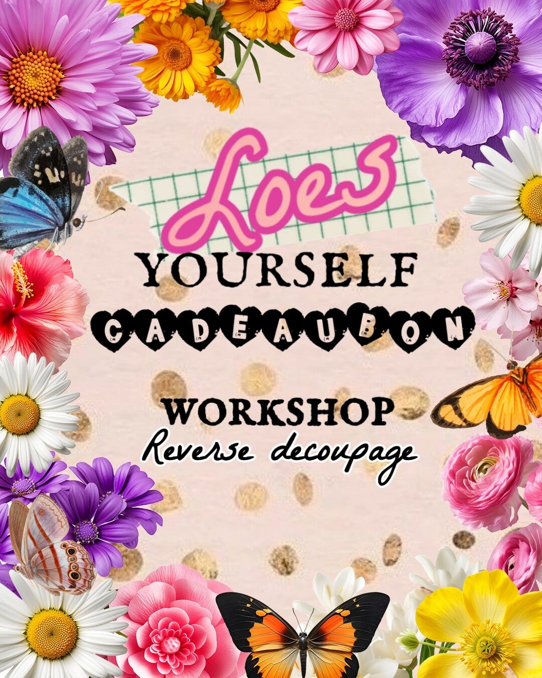 Cadeaubon Workshop reverse decoupage avond