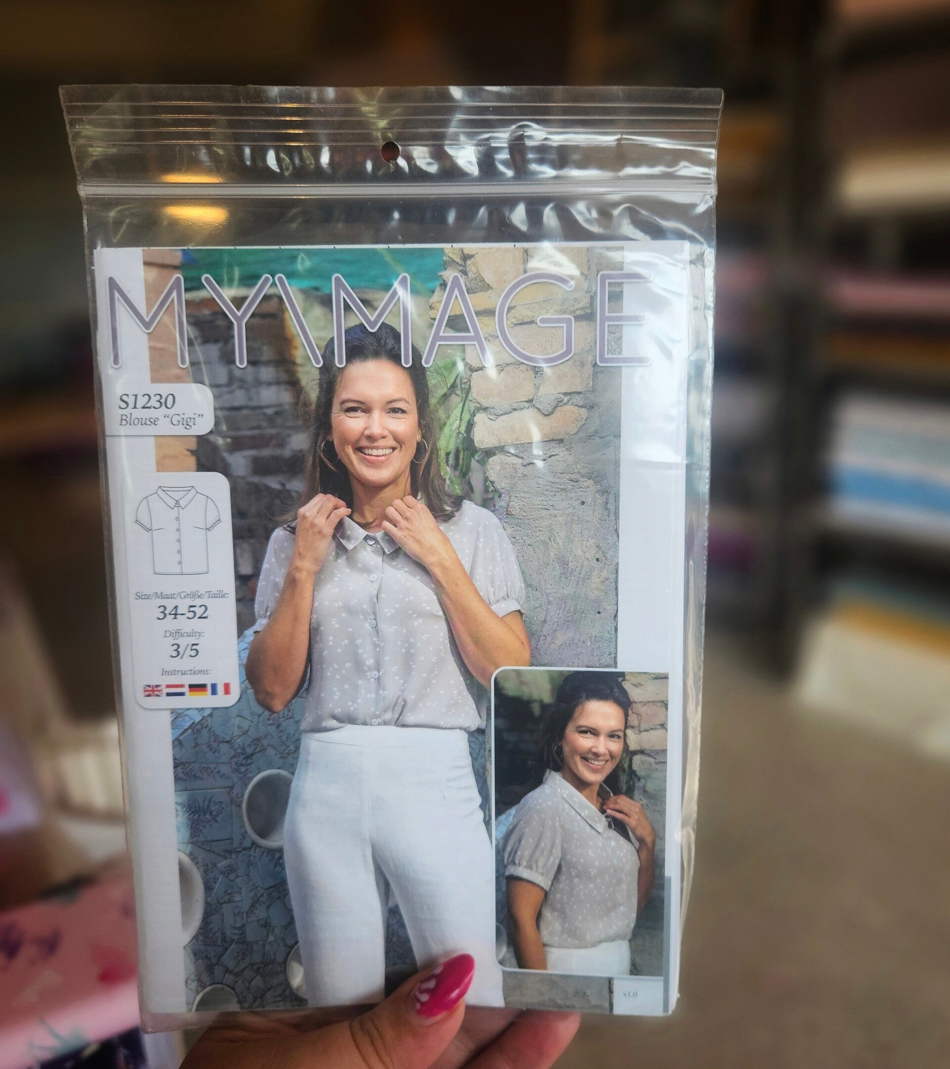 My Image - Blouse Gigi (papieren patroon)