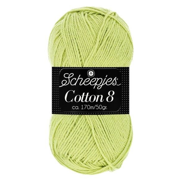 Scheepjes Cotton 8 1x50gram 642 =>groen