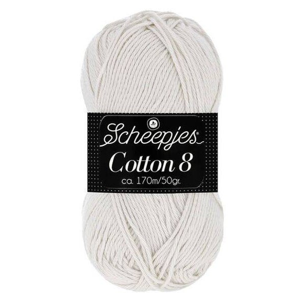 Scheepjes Cotton 8 1x50gram 700=>Grijs