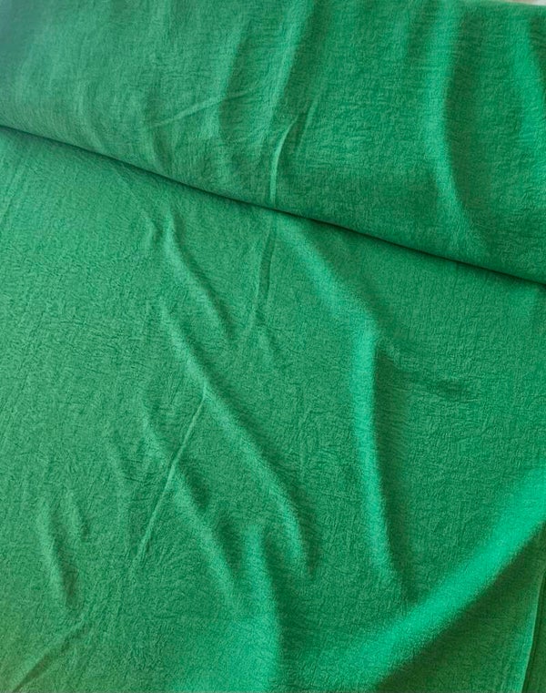 Italiaanse crêpe stretch Groen